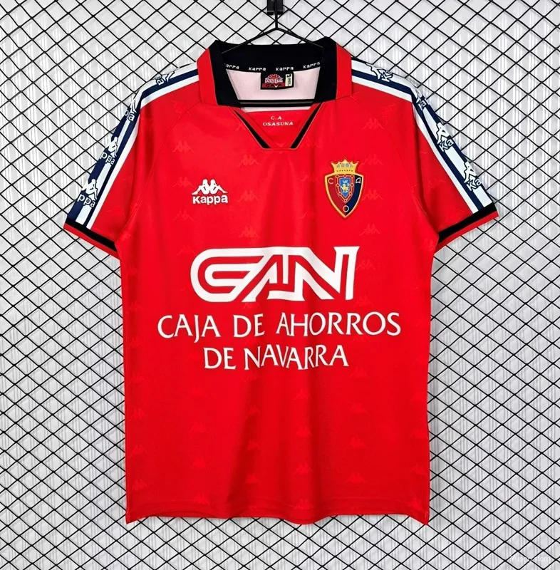 Camiseta Osasuna 1995/96 LOCAL MANGA CORTA VERSION FAN